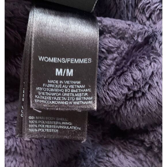 The North Face Purple Mossbud PRIMALOFT Reversible Insulated Jacket Vest sz M - Picture 8 of 9